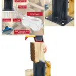 Splitting Kit Kindling Blade, Drill Sharpener, Safety Goggles & Wedge