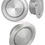 Stainless Steel 150mm Round Ceiling & Wall Vent – Exhaust & Supply