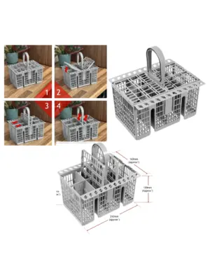 Stainless Steel Cutlery Basket for Lamona & Howdens Dishwashers