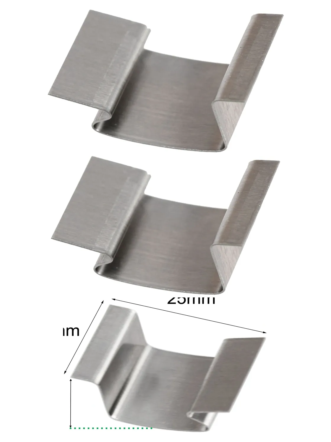 Stainless Steel Greenhouse Glass Clips – 25 Sprung Window Fasteners