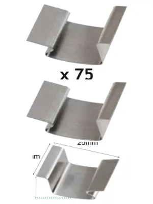 Stainless Steel Greenhouse Window Clips Spring Glass Glazing