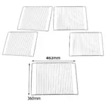 Stainless Wire Oven Rack – 2 Shelves, 463x360mm, fits Leisure AL6