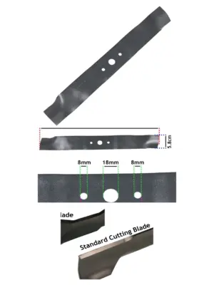 Stiga 46cm Combi Lawn Mower Blade – Replacement Part 299486628