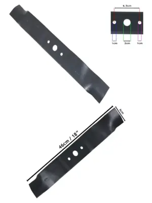 Stiga 46cm Replacement Lawn Mower Blade – Fits 18 Estate, HP46 & SP46