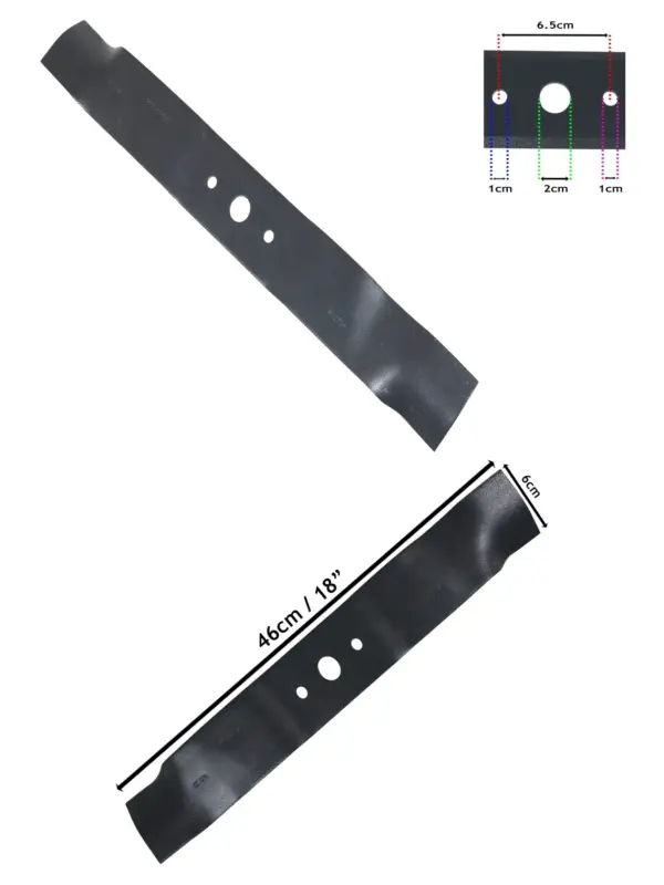 Stiga 46cm Replacement Lawn Mower Blade – Fits 18 Estate, HP46 & SP46