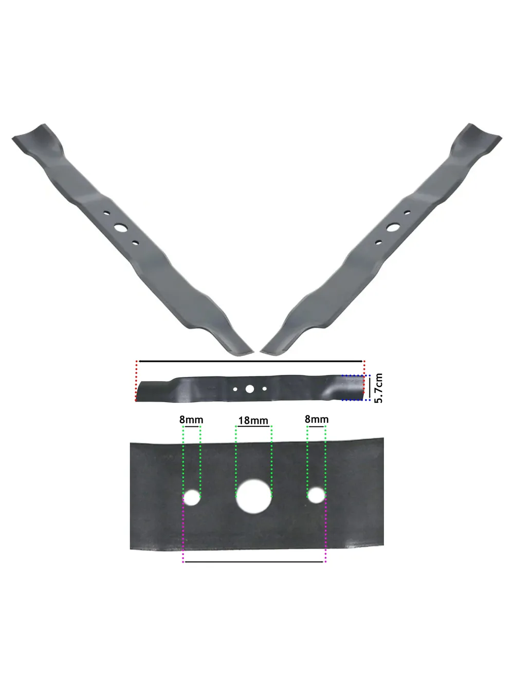 Stiga 51cm Combi Lawn Mower Blade for 53S/53SB – Part 181004459
