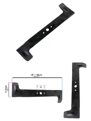 STIGA Combi Turbo 48S 46cm Replacement Lawn Mower Blade