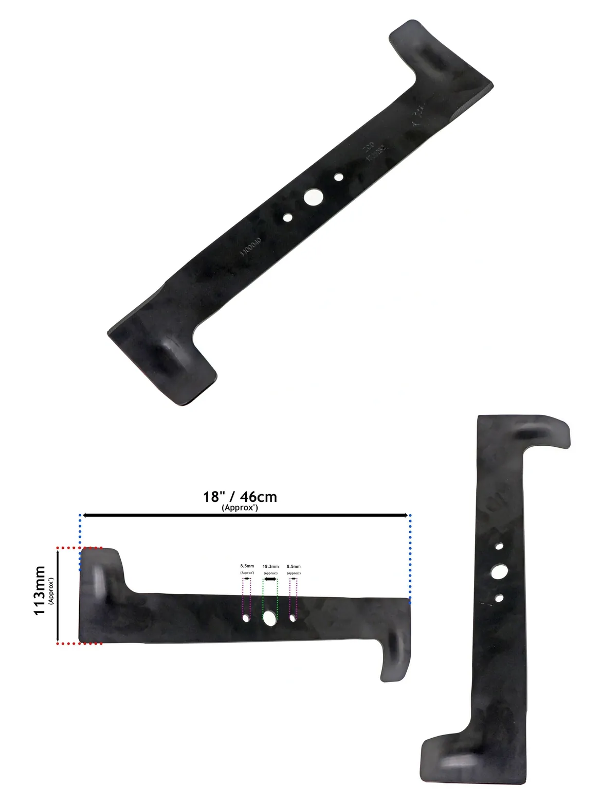 STIGA Combi Turbo 48S 46cm Replacement Lawn Mower Blade