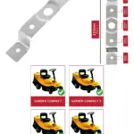 Stiga HT63 Ride-On Mower Blade Support Bracket for Garden Compact
