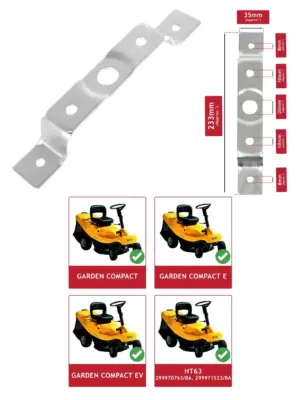 Stiga HT63 Ride-On Mower Blade Support Bracket for Garden Compact