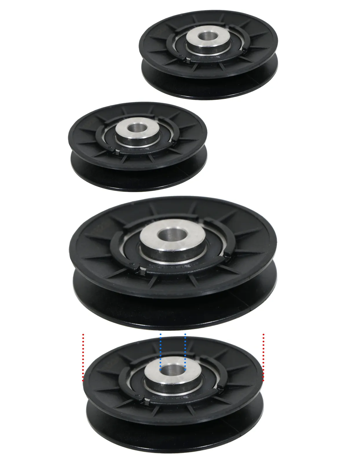 Stiga Park Villa/Primo Lawnmower Idler Pulley V (2 pcs) 1134-9027-01