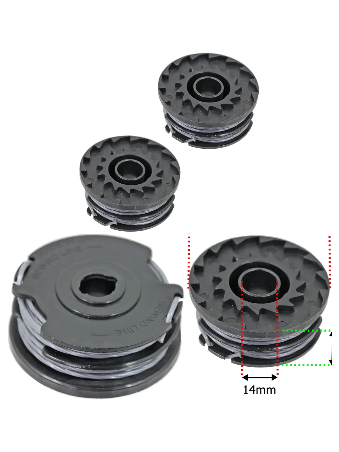 STIGA SGT48AE Replacement 3m Trimmer Line & Spool – 2 Pack
