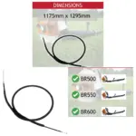 Stihl Backpack Blower Throttle Cable for BR500/BR550/BR600