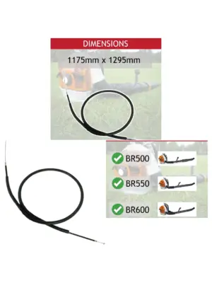 Stihl Backpack Blower Throttle Cable for BR500/BR550/BR600