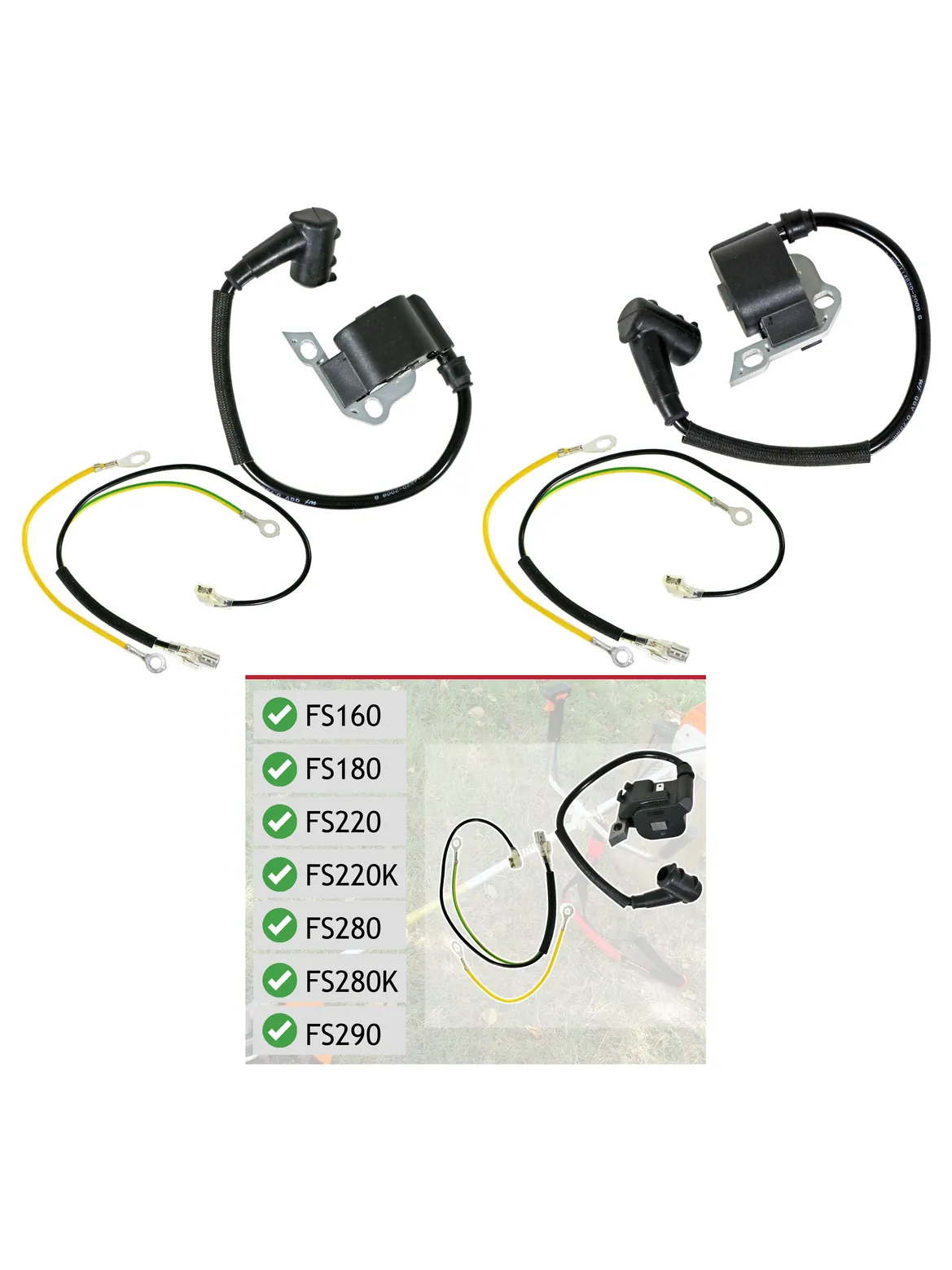 Stihl Brushcutter Ignition Coil – Fits FS160 to FS290