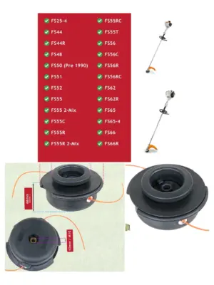 Stihl Brushcutter Spool 10mm – Fits FS44, FS52, FS55, FS56, FS65, FS66