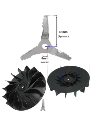 STIHL Impeller Fan for BG56/BG86/SH56/SH86 Garden Vac & Shredder Blade