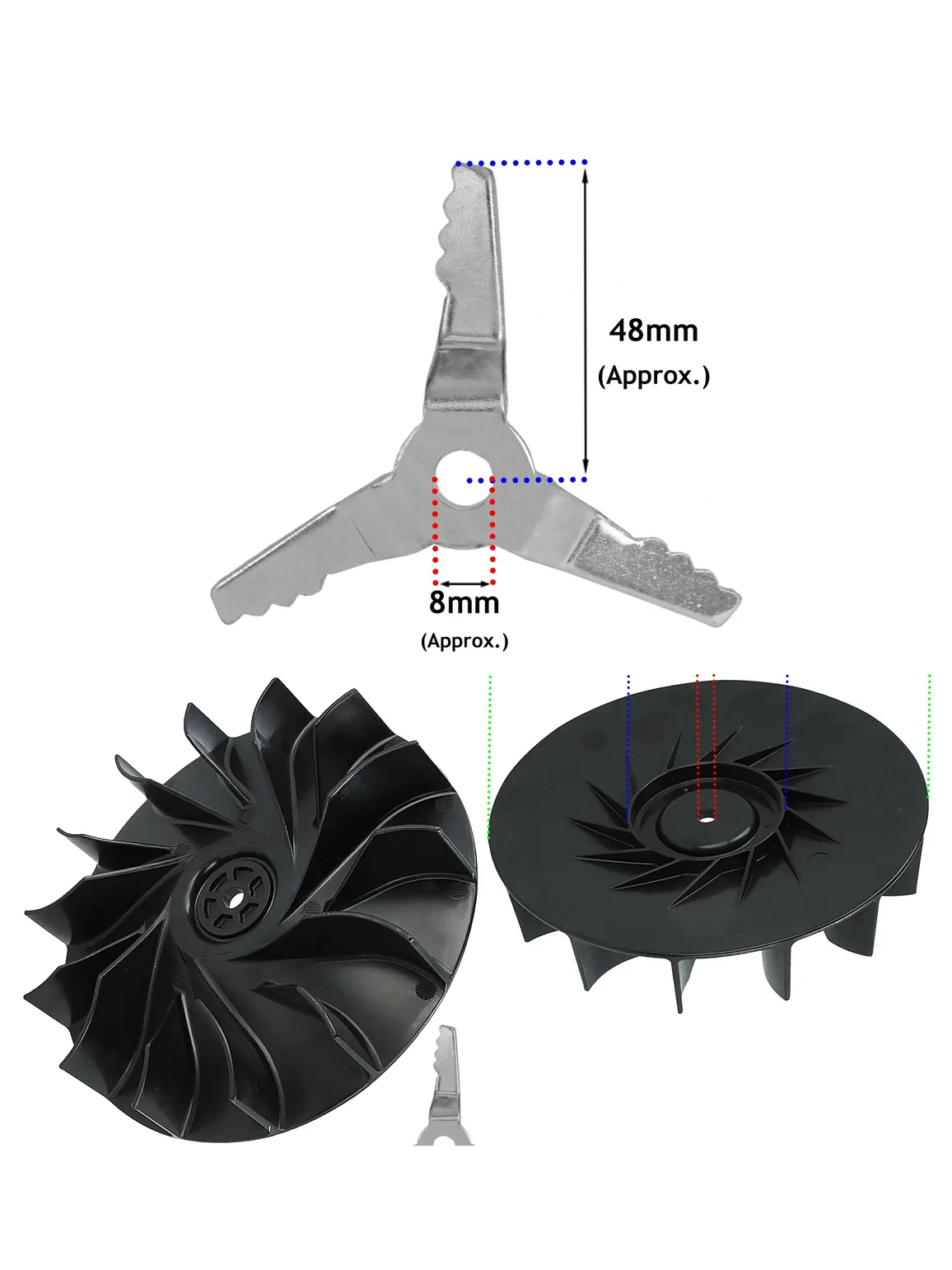 STIHL Impeller Fan for BG56/BG86/SH56/SH86 Garden Vac & Shredder Blade