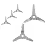 Stihl Shredder Blade Set – Fits SH55, SH56, SH85, SH86