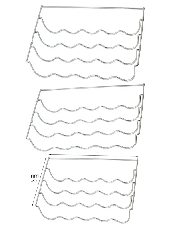 Swan Fridge Wine Rack Insert 457x290x70mm Shelf Organizer