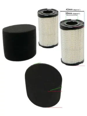 Tecumseh AQ148 Air Filter Kit for ATCO & Qualcast Lawn Mowers