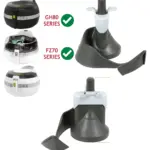 Tefal Actifry Mixing Blade & Stirring Paddle + Seal Replacement Set