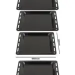 Teka Enamel Baking Tray – 448×360×25 mm, 2‑Pack Oven Pan