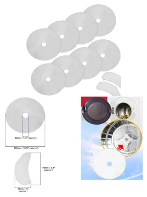 TekniX Dryer Cloth Exhaust & Intake Filter Set - 10pcs for TKDV25/71