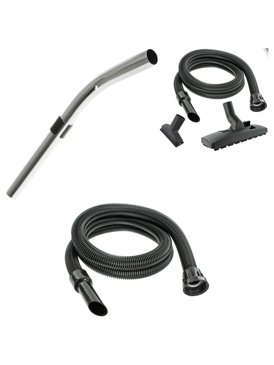 Telescopic Bent End Rod Handle with Hose and Kit for Numatic Vacuums