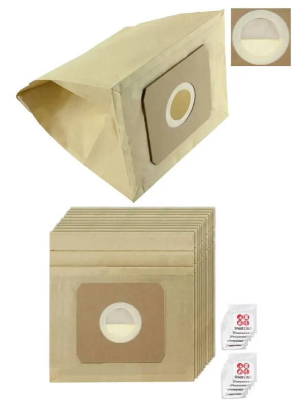 Tesco VC010/315C Vacuum Cleaner Dust Bags – 10 Pack + 10 Freshener Tabs