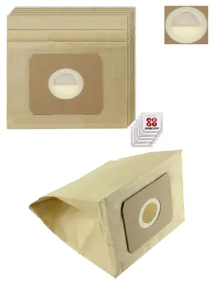Tesco VC010/315C Vacuum Cleaner Dust Bags – 5 Pack + 5 Freshener Tabs