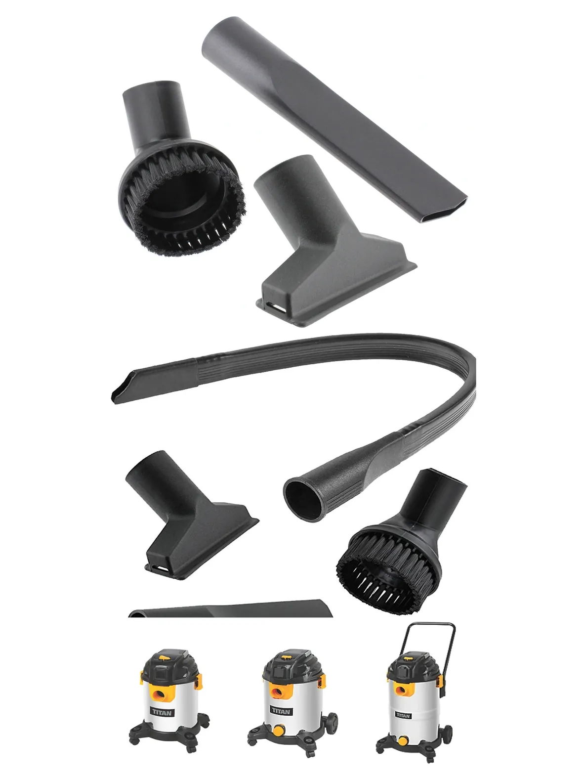 Titan Flexible Crevice Nozzle 35mm for TTB775/776/777 Vacuums
