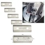 Titan Garden Shredder Metal Blades 64mm – Pack of 4 Replacement