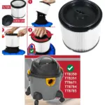 Titan Replacement Wet/Dry Cartridge Filter for TTB350-785 Vacuums