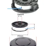 Titan TTB586GTM Garden Trimmer Line Spool Cover Cap – Replacement