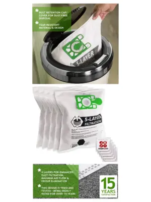 Titan TTB671VAC Dust Bags – Pack of 5 with Fresheners