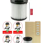 Titan TTB774‑777 Vacuum Filter Replacement – Fits 16‑40L + 5 Bags