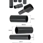 Titan Vacuum Adapter Set for Sander & Planer Dust Extraction 26-38mm