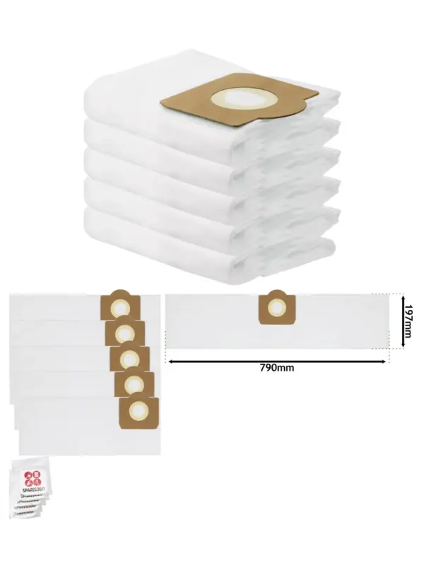 Titan Vacuum Bags 5-Pack with Fresheners for TTB350-776