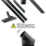 Titan Vacuum Cleaner Extension Rods & Tool Kit – 32mm Attachments