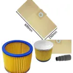 Titan Vacuum Filter Cartridge for TTB350/351/430 + 10 Bags & Adapter