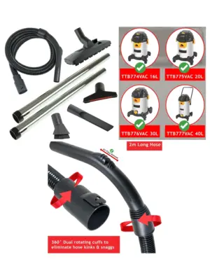 Titan Vacuum Hose Tool Kit for 16L, 20L & 30L
