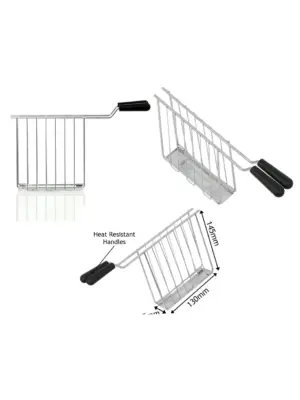 Toaster Rack with Drip Tray Perfect Toastie and Sandwich Holder