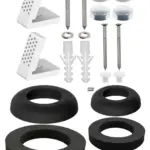 Toilet Repair Kit – Angled Floor Bracket & Cistern Leak Seal Set