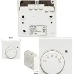 Tower Wired Room Thermostat for Combi Boilers – Neon Indicator Dial