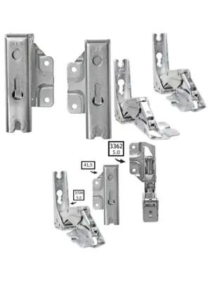 Tricity Bendix Fridge Freezer Door Hinge Pair Left & Right 3362/3363