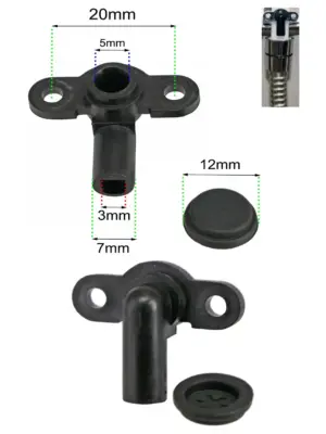 Triton Black Electric Shower Pressure Relief Valve PRD 82800450