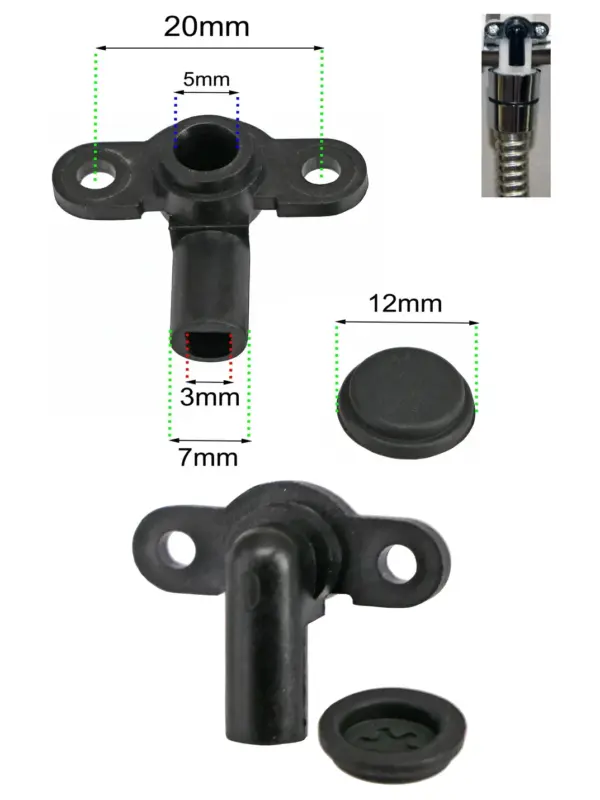 Triton Black Electric Shower Pressure Relief Valve PRD 82800450