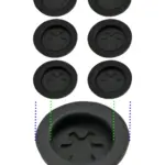 TRITON Black Shower Seal Burst Disc Set – 6 PRD Membrane Safety Discs