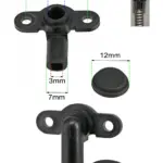 Triton Electric Shower PRD Relief Valve with Burst Disc – Black